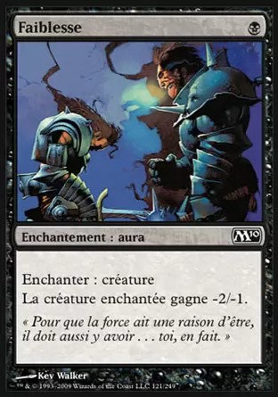 Set de Base 2010 - M10 - Faiblesse