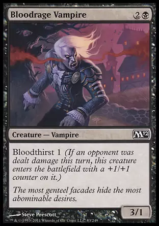 Core Set 2012 (M12) - Vampire à la rage de sang