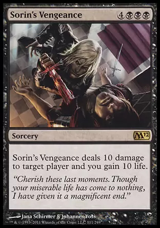 Core Set 2012 (M12) - Vengeance selon Sorin