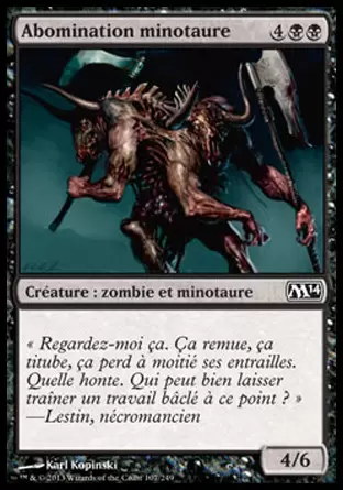 2014 Core Set (M14) - Abomination minotaure