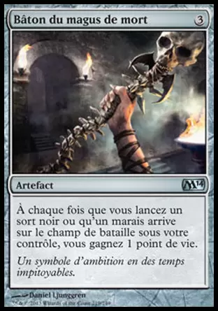 2014 Core Set (M14) - Bâton du magus de mort
