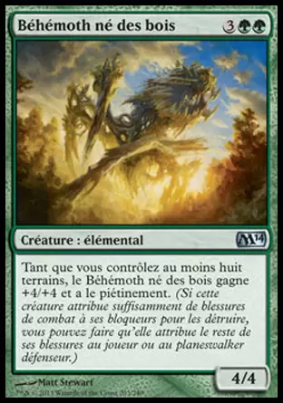 2014 Core Set (M14) - Béhémoth né des bois