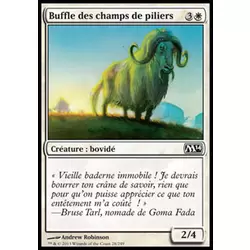 Buffle des champs de piliers