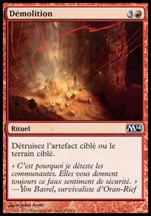 2014 Core Set (M14) - Démolition