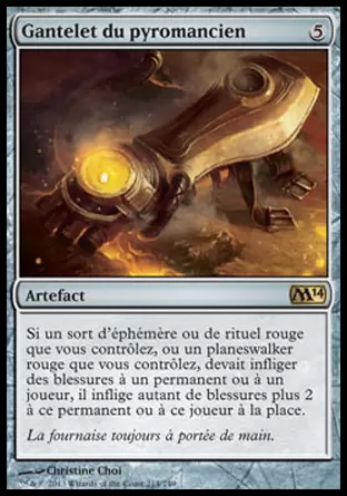 2014 Core Set (M14) - Gantelet du pyromancien