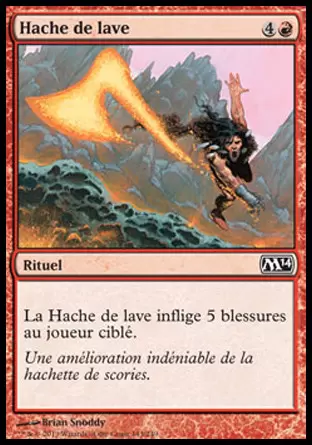 2014 Core Set (M14) - Hache de lave