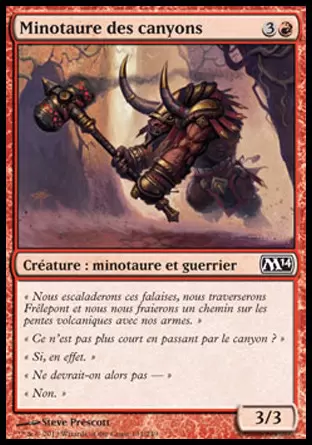 2014 Core Set (M14) - Minotaure des canyons