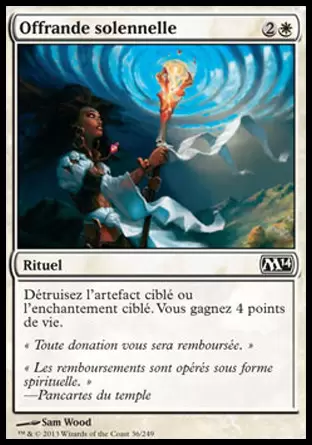 2014 Core Set (M14) - Offrande solennelle