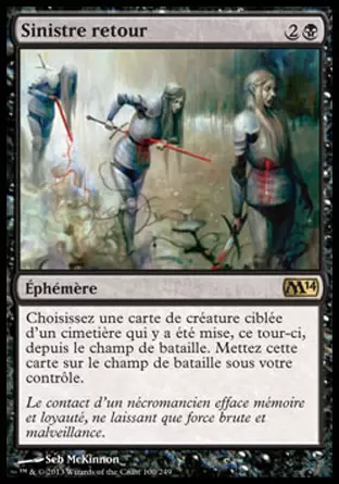 2014 Core Set (M14) - Sinistre retour
