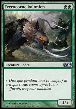 2014 Core Set (M14) - Terrocorne kalonien