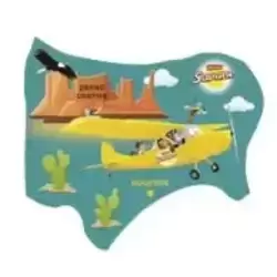 L’avion Savane au Grand Canyon