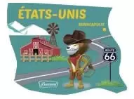 Magnets Brossard Ameri’magnets - Le lion de la route 66