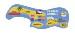 Magnets Brossard Ameri’magnets - Les grandes Antilles