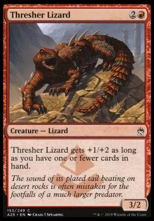 Masters 25 - Lézard batteur