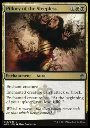Masters 25 - Pilori des éveillés