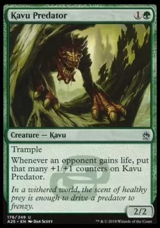 Masters 25 - Prédateur kavru