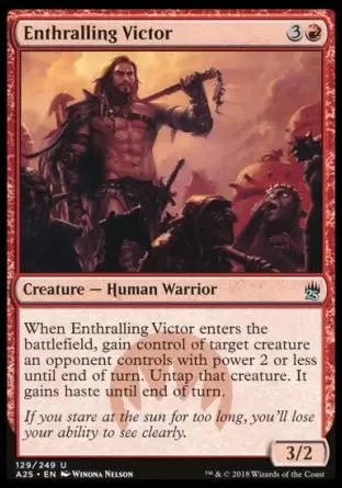 Masters 25 - Vainqueur charismatique
