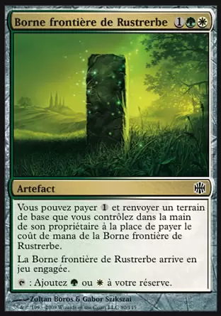 Renaissance d\'Alara - Borne frontière de Rustrerbe