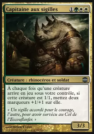 Renaissance d\'Alara - Capitaine aux sigilles
