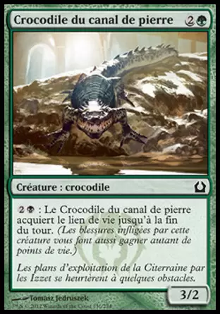 Retour sur Ravnica - Crocodile du canal de pierre