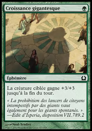 Retour sur Ravnica - Croissance gigantesque