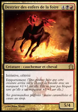 Retour sur Ravnica - Destrier des enfers de la foire