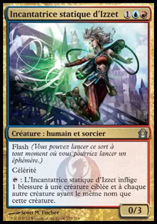 Retour sur Ravnica - Incantatrice statique d\'Izzet
