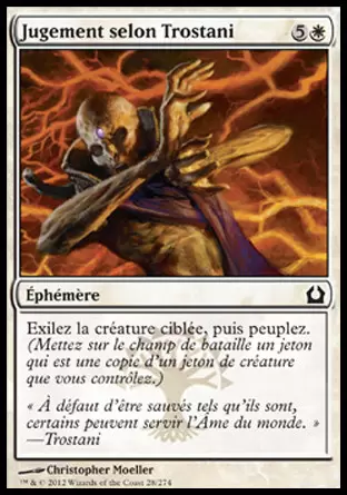 Retour sur Ravnica - Jugement selon Trostani