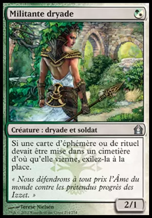 Retour sur Ravnica - Militante dryade