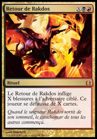 Retour sur Ravnica - Retour de Rakdos