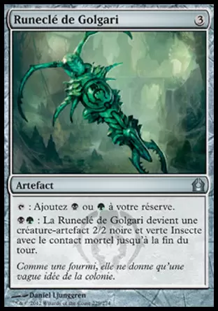 Retour sur Ravnica - Runeclé de Golgari