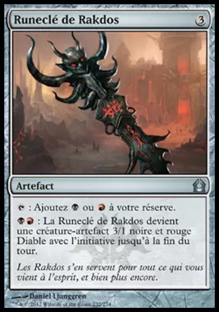 Retour sur Ravnica - Runeclé de Rakdos