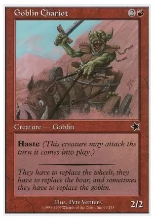 Starter - Chariot gobelin
