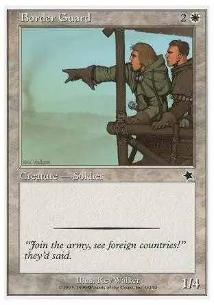 Starter - Garde frontière