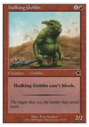 Starter - Gobelin lourdaud