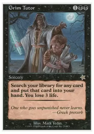 Starter - Grim Tutor