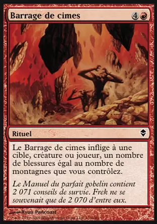 Zendikar - Barrage de cimes