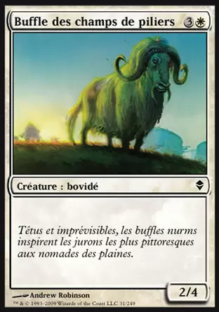 Zendikar - Buffle des champs de piliers