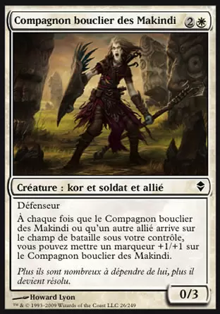 Zendikar - Compagnon bouclier des Makindi
