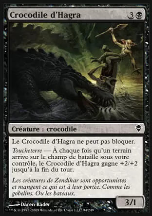 Zendikar - Crocodile d\'Hagra
