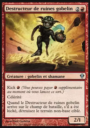 Zendikar - Destructeur de ruines gobelin
