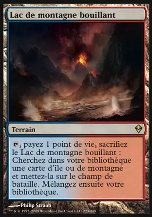 Zendikar - Lac de montagne bouillant