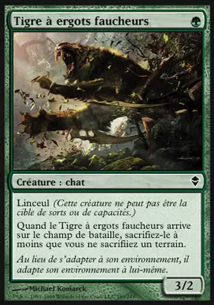 Zendikar - Tigre à ergots faucheurs