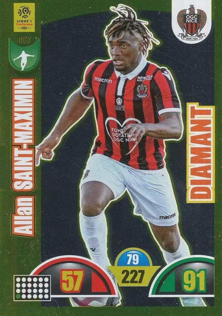 Adrenalyn XL : 2018-2019 (France) - Allan Saint-Maximin - OGC Nice