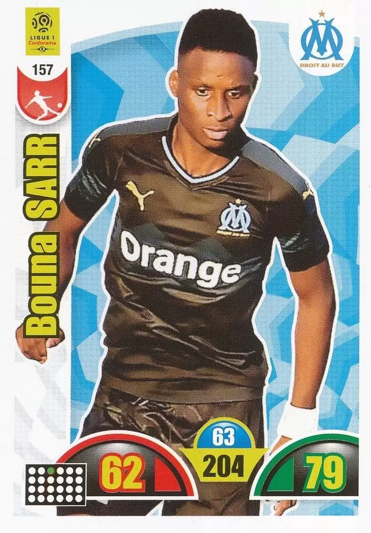 Adrenalyn XL : 2018-2019 (France) - Bouna Sarr - Olympique de Marseille