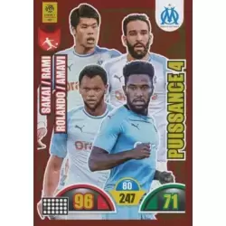 Hiroki Sakai / Adil Rami / Rolando / Jordan Amavi - Olympique de Marseille