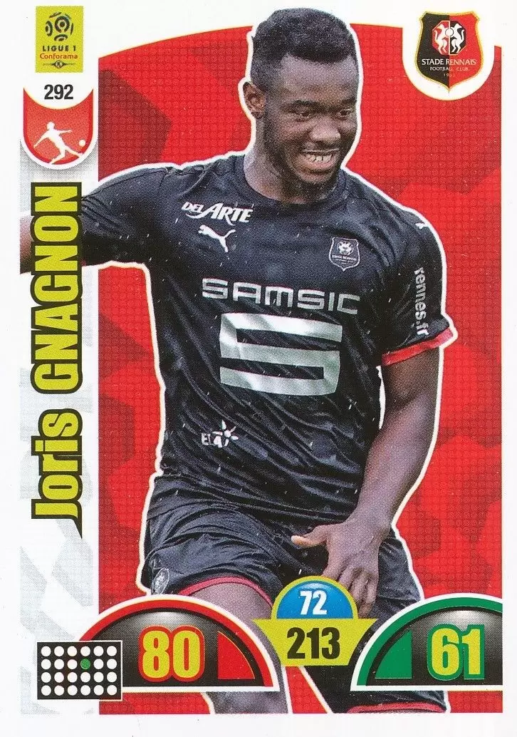 Adrenalyn XL : 2018-2019 (France) - Joris Gnagnon - Stade Rennais