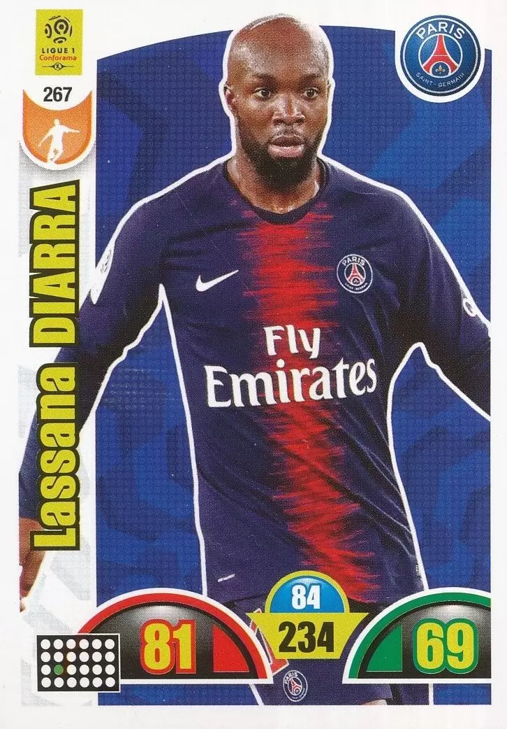 Adrenalyn XL : 2018-2019 (France) - Lassana Diarra - Paris Saint-Germain