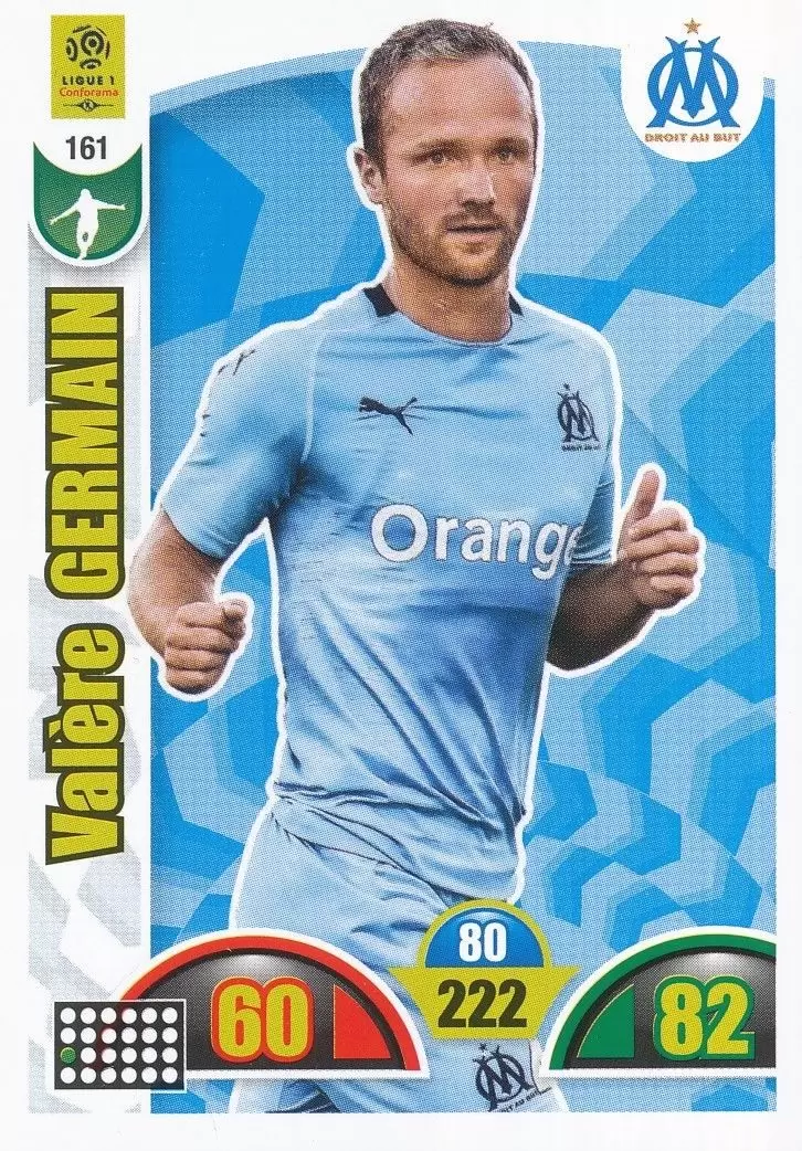 Adrenalyn XL : 2018-2019 (France) - Valère Germain - Olympique de Marseille