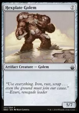 Battlebond - Golem d\'hexaplaques